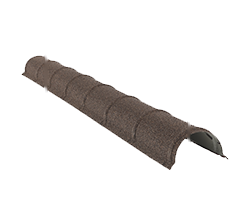 Barrel Ridge & Hip Cap — JEEHOO stone-coated roofing accessory
